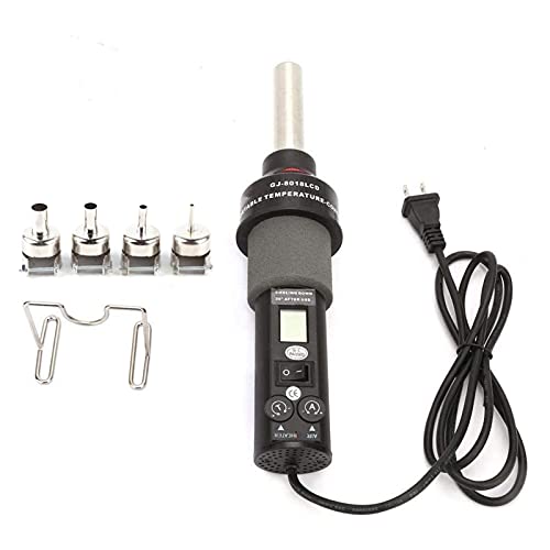 450W Electronic Heat Hot Air Gun Heat Hot Air Gun, LCD Adjustable Desoldering Soldering Tool for IC SMD BGA US Plug 110V