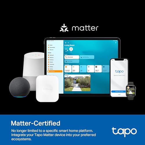 Tapo P400M Outdoor Smart Plug 2-Socket, Weatherproof & Matter Compatible