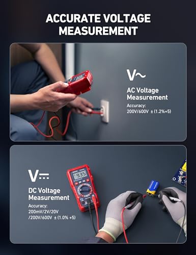 AstroAI Digital Multimeter TRMS Volt Meter for AC/DC Voltage & Current Testing