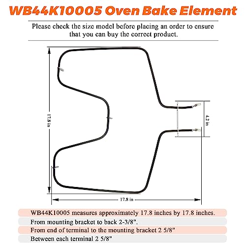 Blutoget WB44K10005 Oven Bake Element for GE/Hotpoint 240V 2585W Bottom Bake