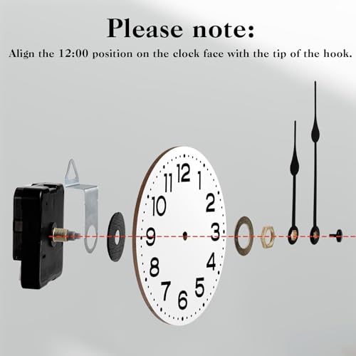 Roymnie 12mm Short Shaft Silent Clock Mechanism Replacement Battery Operated