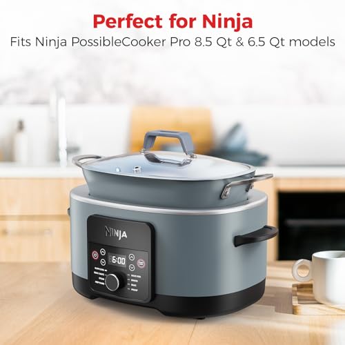 Goldlion Ninja Slow Cooker Lid Handle Covers (Set of 2) Heat-Resistant Silicone