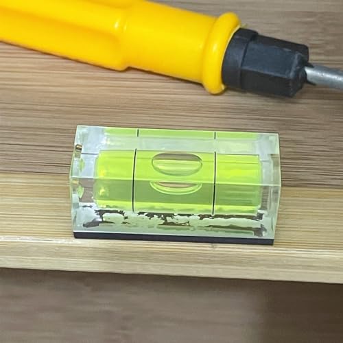 Magnetic Bubble Level 15x15x40mm - 2 Pack Small Square Spirit Levels