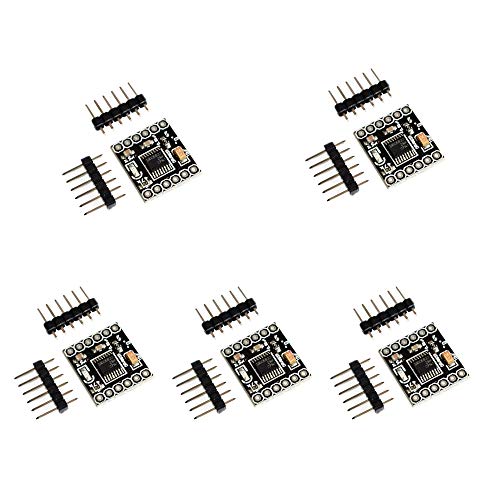 KOOBOOK 5Pcs DC Gear Motor Driver Controller 1.5A Dual H-Bridge for DIY Robotics