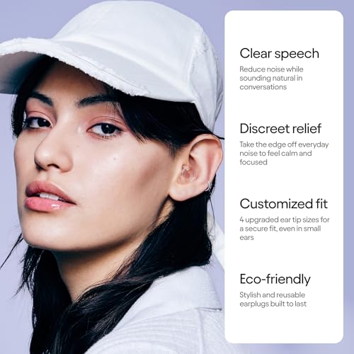 Loop Engage 2 Ear Plugs - Clear Noise Reduction for Socializing & Focus