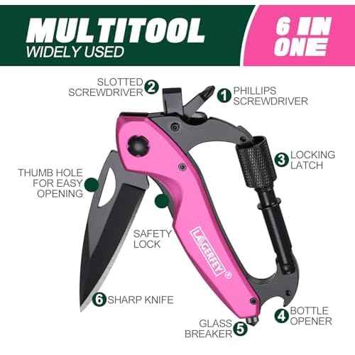 Gifts for Women Mom Wife - Mothers Day Gifts, Birthday Gift for Woman, Stocking Stuffers for Women - Stocking Stuffers for Mom Wife, Woman Gift for Christmas - P¡¯ink Multitool