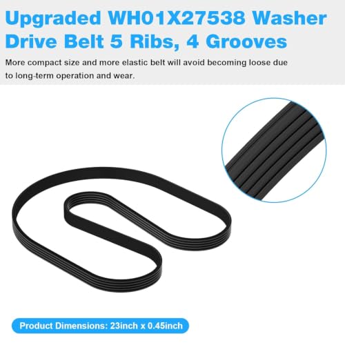 GE WH01X27538 Washer Drive Belt OEM Replacement for GE/Hotpoint