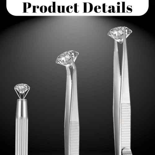 3 PCS Piercing Ball Grabber Tool, Diamond Tweezers, Piercing Removal Tool Gem Stone Jewelry Locking Tweezers Piercing Pliers to Change Jewelry IC Chip Electronic Components