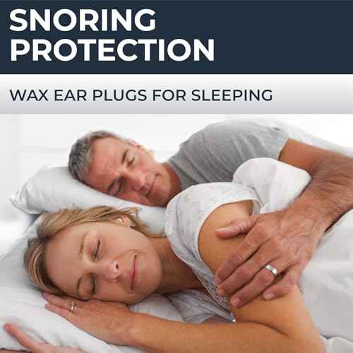 PQ Wax Ear Plugs for Sleep - 6 Silicone Wax Earplugs for Sleeping and Swimming - Gel Ear Plugs for Noise Cancelling, Ear Protection - Sleeping Earplugs with Sound Blocking 32 Db (6-Pillows). White