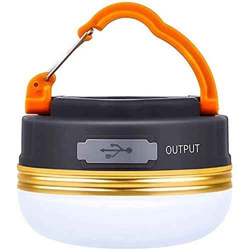 LED Camping Lantern, Rechargeable & Portable Tent Light, 300LM,3 Light Modes,1800mAh Power Bank,with Magnet Base,Electric Lantern Flashlight for Camping/Hiking/Fishing/Hurricane/Emergency
