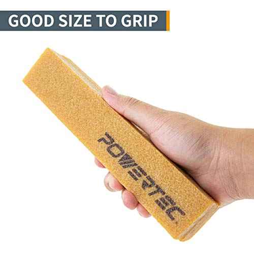 POWERTEC 71002V Abrasive Cleaning Stick for Sanding Belts & Discs 8-1/2" | Natural Rubber Eraser - Woodworking Shop Tools for Sanding Perfection