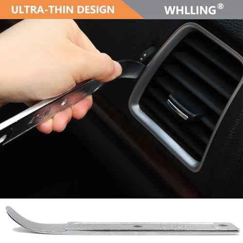 4140 Pry Bar Removal Tool, Pry Tool Pry Bar, Automotive Panel Removal Tool for Removing Auto Trim Interior, Demolishing Flooring and Roofing, Trim Removal Tool, Metal Pry Tool