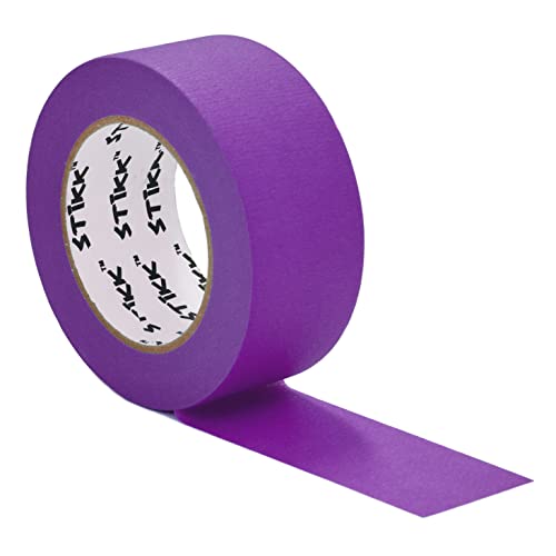 STIKK Painters Tape - 1pk Purple Painter Tape - 2 inch x 60 Yards - Paint Tape for Painting, Edges, Trim, Ceilings - Masking Tape for DIY Paint Projects - Residue-Free Painting Tape
