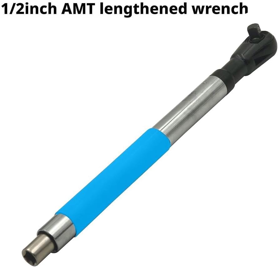 Offset Extension Wrench Impact for Electric Drill, with 4 Socket Adapters and 1/2‘’ Drill Adapter, Multifunctional Chain Drive Electric Ratchet Wrench Tool for Tightening Fasteners (1pcs)