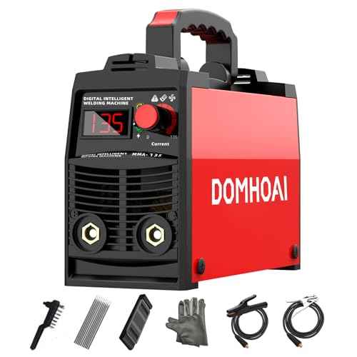 Mini Stick Welder, 135Amp ARC/Lift TIG Welding Machine with Synergic Control, IGBT Inverter Digital Display 110V Portable MMA Welder Machine with Hot Start, Arc force and Anti-Stick