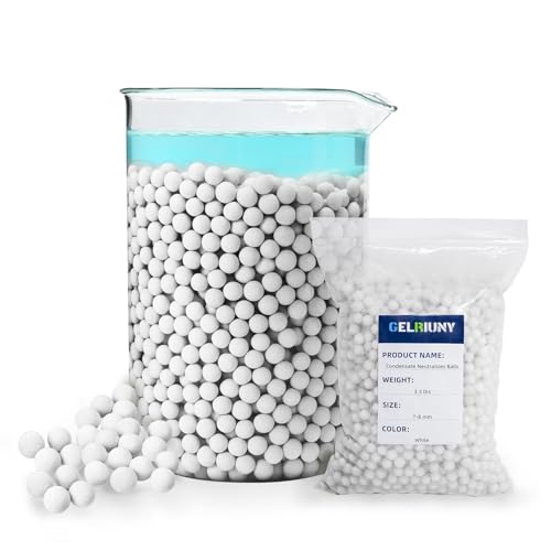 GELRIUNY 1 Pack Condensate Neutralizer Refill Media 3.3 lbs for Industrial Wastewater pH Adjustment