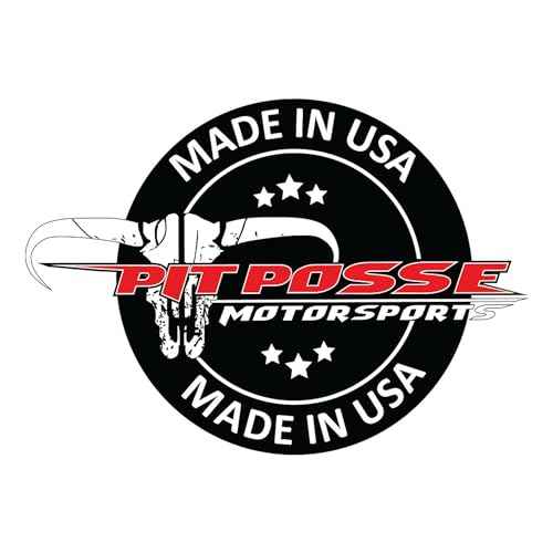Pit Posse 463 Cord Hose Hanger Organizer for Enclosed Race Trailer Garage Shop - Made in USA - Aluminum Wall Holder Hook Storage Shelf 4.5 x 5 x 5-5 Year Warranty (Silver)