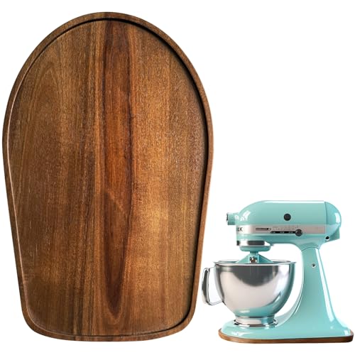 Acacia Wood Mixer Slider Mat for KitchenAid 4.5-5 Qt Tilt-Head Stand Mixer - Klxuyuo