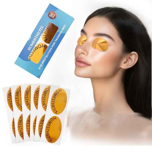 Disposable Tanning Eye Stickers ? Strap-Free ? Gentle on Lashes ? Maintain Clear View ? Indoor & Outdoor Tanning Accessory ? Gift-Ready Pack of 50