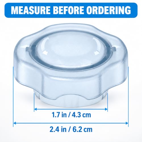 Lid Plug Replacement for Vitamix 64oz Low Profile Containers – 2-Pack (Pro750/7500/5300/6500/300)