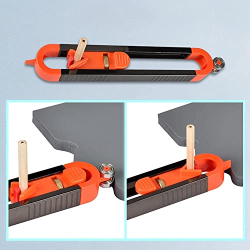 GOZWELL Precise Contour Scribe Tool with Lock – Edge Corner Profile Duplicator