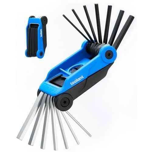 14PCS Folding Allen Wrenches Sets(Metric and SAE), Metric Allen Key Set 2mm- 6mm, SAE Hex Key Set 5/64¡±- 1/4", Folding Hex Keys for Home Repair and Bikes£¨EDC£©