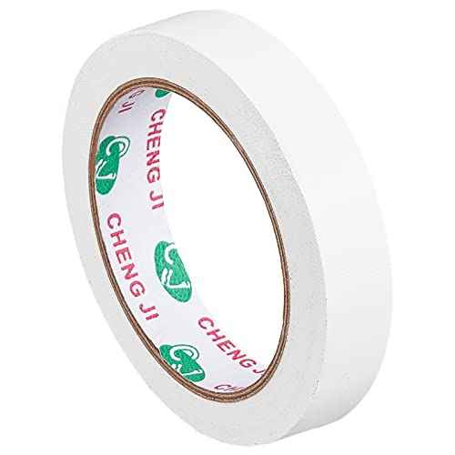 GORGECRAFT 22 Yards x 3/4 Inch Bookbinding Repair Tape White Fabric Tape Adhesive Duct Tape Safe Cloth Library Book Seam Sealing Craft Tape for Bookbinders Hinging Sofa Cord Cable Webbing Repair