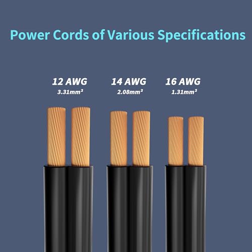 Energeaster 250FT 16/2 Low Voltage Landscape Wire Black, 16 AWG Cable