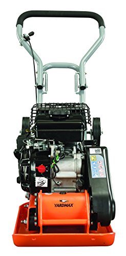 YARDMAX 1850 lb Plate Compactor with Pad Bundle for Residential Paving