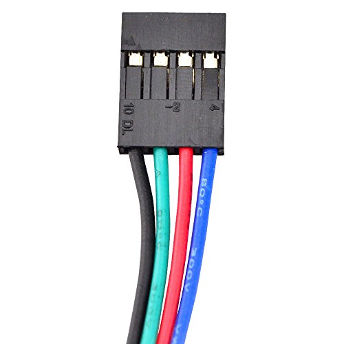 STEPPERONLINE Nema 17 Stepper Motor 1.65x1.65in Bipolar 2A 59Ncm for 3D Printers