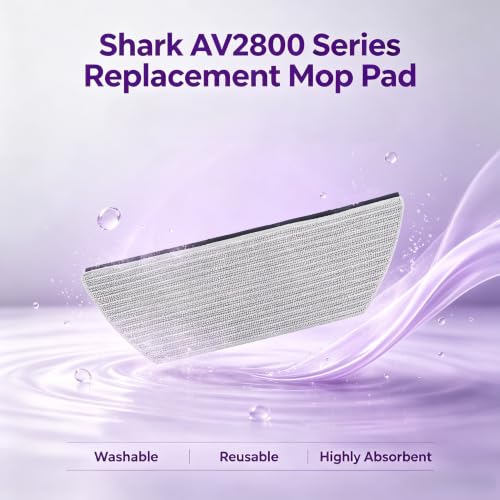 Replacement Mop Pads for Shark AV2800ZE RV2820YE RV2820ZE AV2820S AV2820AE – 6 Pack