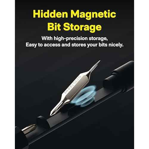 HOTO 5 in 1 Multitool Mini Screwdriver Set, Lightweight Pocket Screwdriver for Eyeglasses & Electronics, Magnetic Bits, Compact EDC Precision Set for Portable Repairs (SILVER)