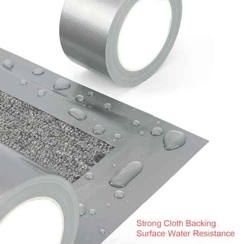 XUXU 3 Pack Duct Tape Heavy Duty Waterproof, Strong Adhesive Silver Duct Tape Bulk for Indoor Outdoor Repairs Tear by Hand, 60 Yards x 2 Inch Total