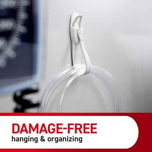 Command Cord Bundlers, Damage-Free Hanging Cord Organizer, No Tools Required for Hanging Electrical Cables, 6 Gray Bundlers and 12 Command Strips