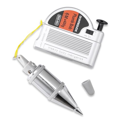 Retractable Plumb Bob Tool for Construction Industry Assignments, 14