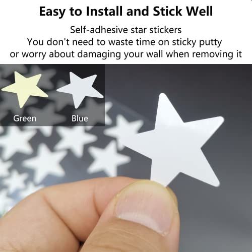 Glow in The Dark Star Stickers for Ceiling Kids Room Decor 354 Pack