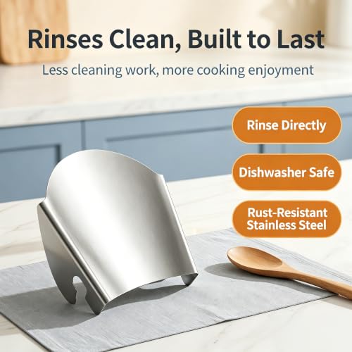 Stainless Steel Pouring Chute for KitchenAid Stand Mixer – Dishwasher Safe