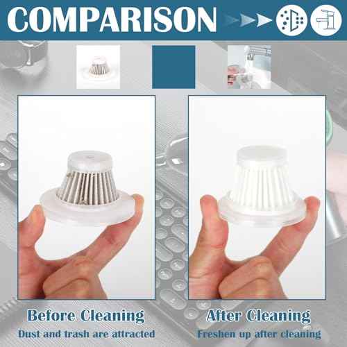 4-Pack Vacuum Cleaner Original Filter - 1-year Lifetime - HEPA Filter Replacement for Air-01- VC08 - Air-118 Pro