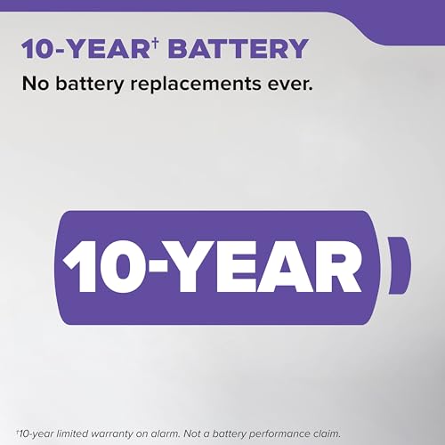 Kidde 10-Year Battery Smoke & Carbon Monoxide Detector - 1 Pack Model 30CUD10-V