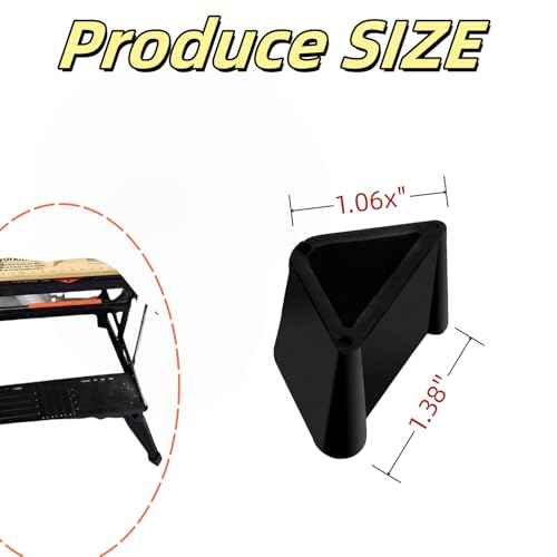 242394-00 (4 Pack) Replacement Trestle Foot for Black & Decker Workmate Trestle Foot