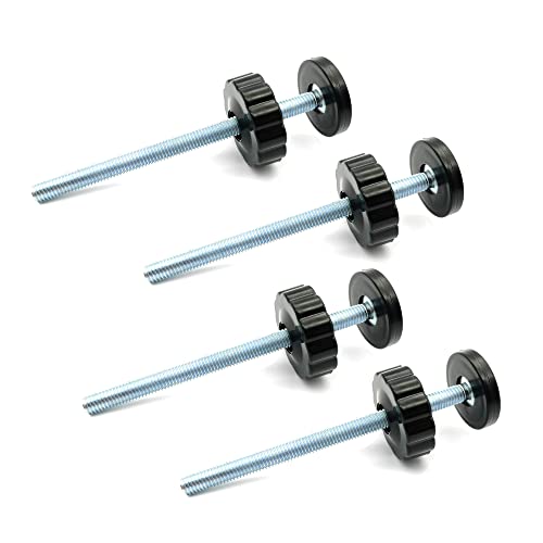Vmaisi 4 Pack 8MM Baby Gate Spindle Rods Replacement Hardware for Safety Gates