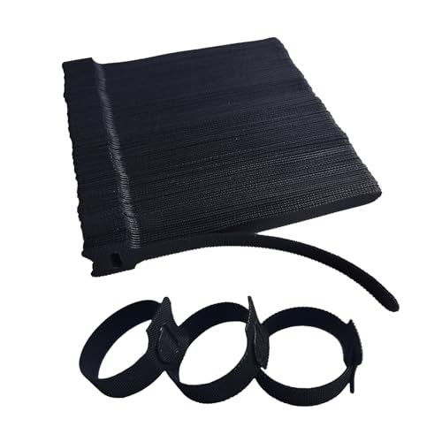 VORTALIS 6in Reusable Cable Ties - 200 Pack, Adjustable Cord Organizers, Hook & Loop Fasteners
