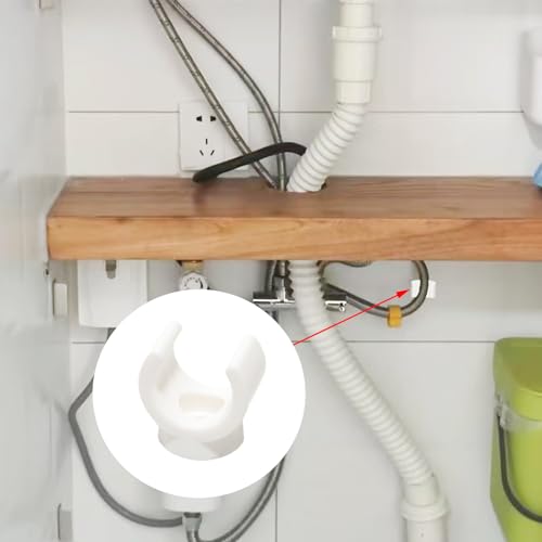 50Pcs 1/2 Inch PEX Pipe Clamps Clips, PEX Clips, Water Pipe Hangers Clamps, White Plastic U Pipe Clamps for Secure Pipe Installations