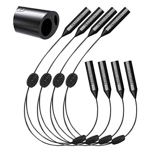 Glasses Strap, upgraded two holes adjustable Glasses holder-No Tail Eyeglasses string strap-Sunglass holder -4 pack