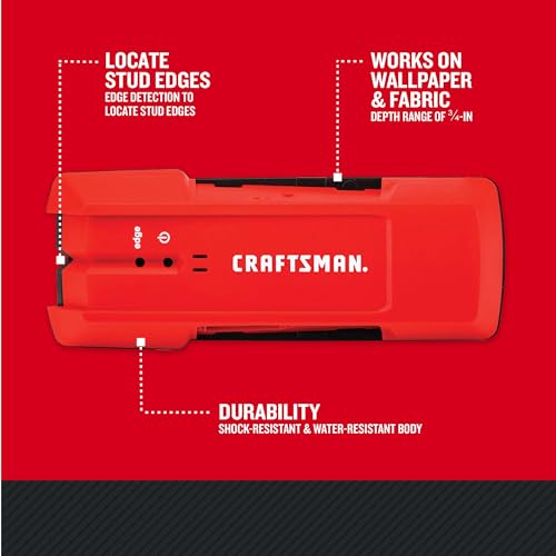 CRAFTSMAN Stud Finder 3/4-Inch Depth Wall and Ceiling Scanner CMHT77633