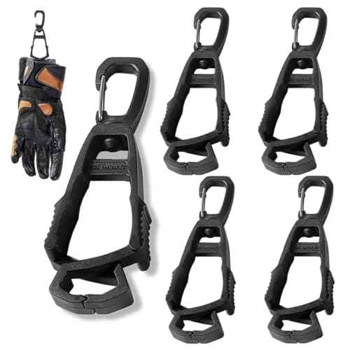 5pcs Glove Clips & Glove Holder, Glove Clips for Work Glove Holders, for Duty Belt, for Construction