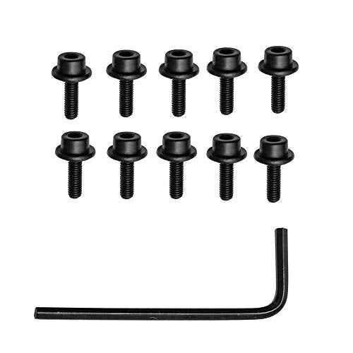 Yakamoz 10Pcs Router Bits Top Mounted Ball Bearings Guide for Router Bit Bearing Repairing Replacement Accessory Kit | Inner Dia. 3/16¡± & Overall Dia. 1/2¡±