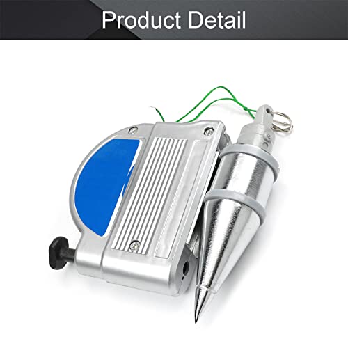 Magnetic Plumb Setter, 20Ft Auto-Retract Line for Construction