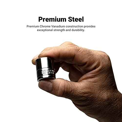 Capri Tools 14 mm Shallow Socket, 1/4 in. Drive, 12-point, Metric