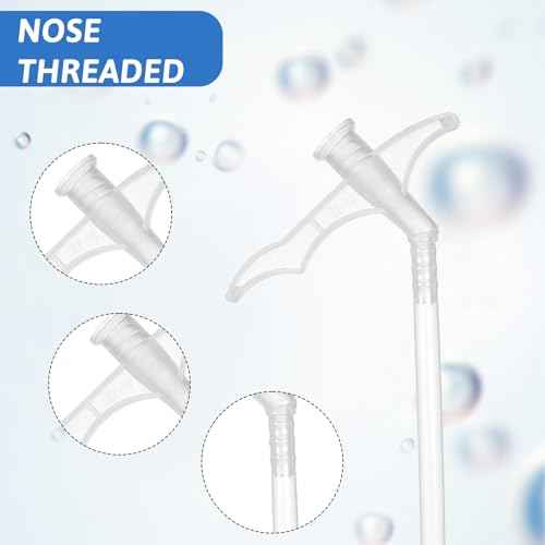Giantree 10 Spray Foam Nozzles, Fine Expansion Foams Nozzles, Sprays Foams Replacement Tube, Nozzle Tips, Foam Glue Tubes, Disposable Glue Tubes, Caulking Suitable for DIY Spray Painting(Tube Type)